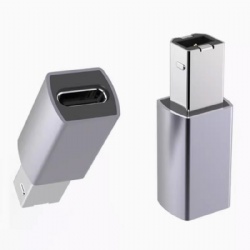 USB-C Female To USB-B Male Connector